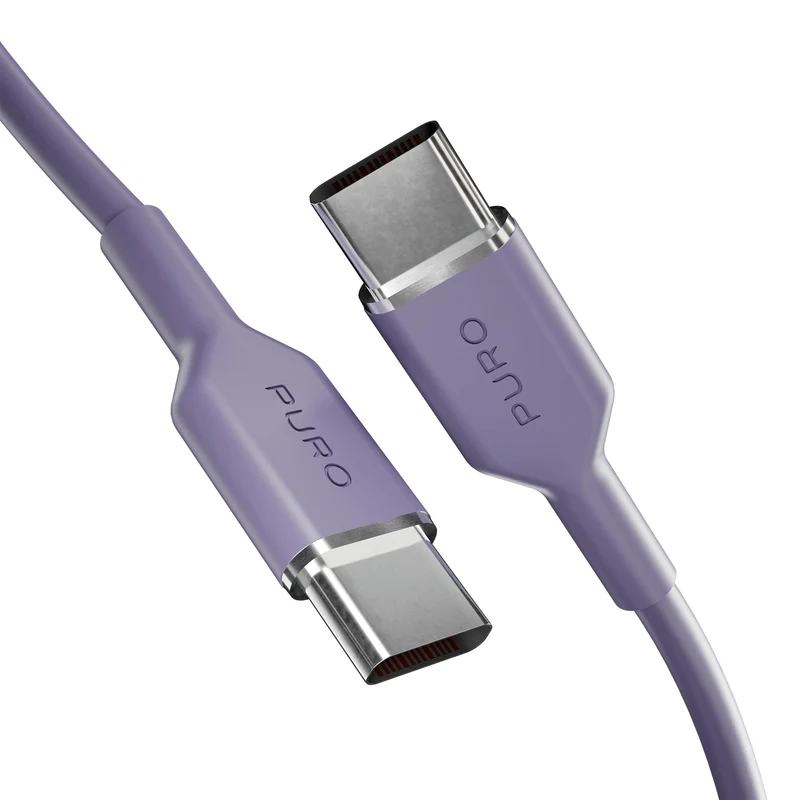 Cavo di ricarica e sincronizzazione Soft da USB-C a USB-C, 1,5m