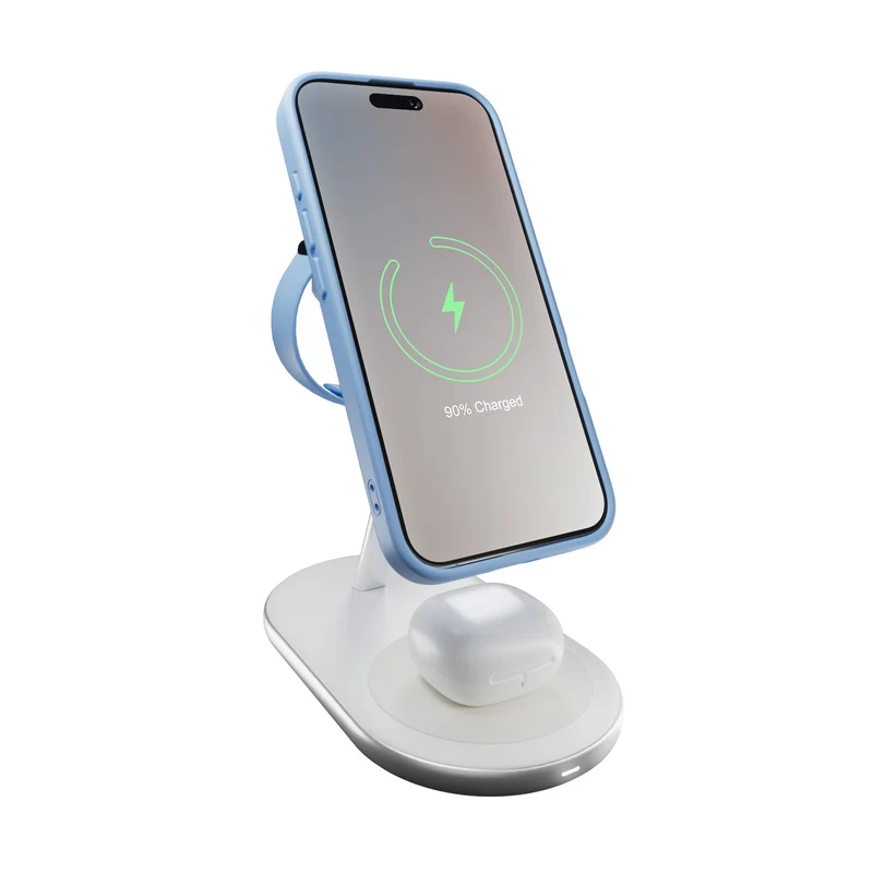 Base di Ricarica Mag Station 3 in 1 con tecnologia Qi2