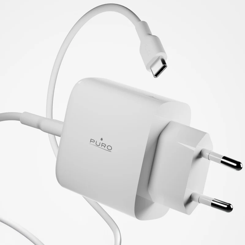 Kit Energia 45W USB‑A/USB‑C + cavo USB‑C