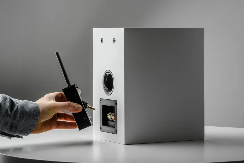 Pro-ject WIRELESS BOX E Amplificatore streaming mono compatto che si collega direttamente ai morsetti dei diffusori tramite uscite a banana