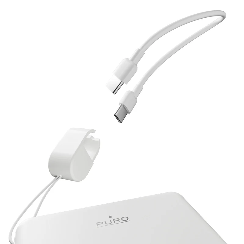 Powerbank “Power Cube 5” 5000mAh con porta USB-C e cavo rimovibile