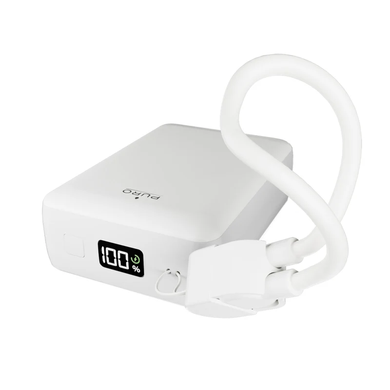 Mini Power Bank Power Cube 20 da 20000 mAh con LCD e cavo USB-C