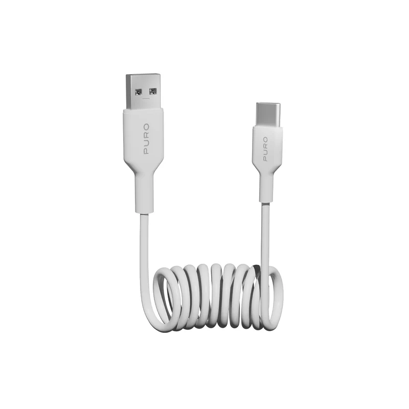 Cavo Spirale in TPU da USB-A a USB-C, 1m