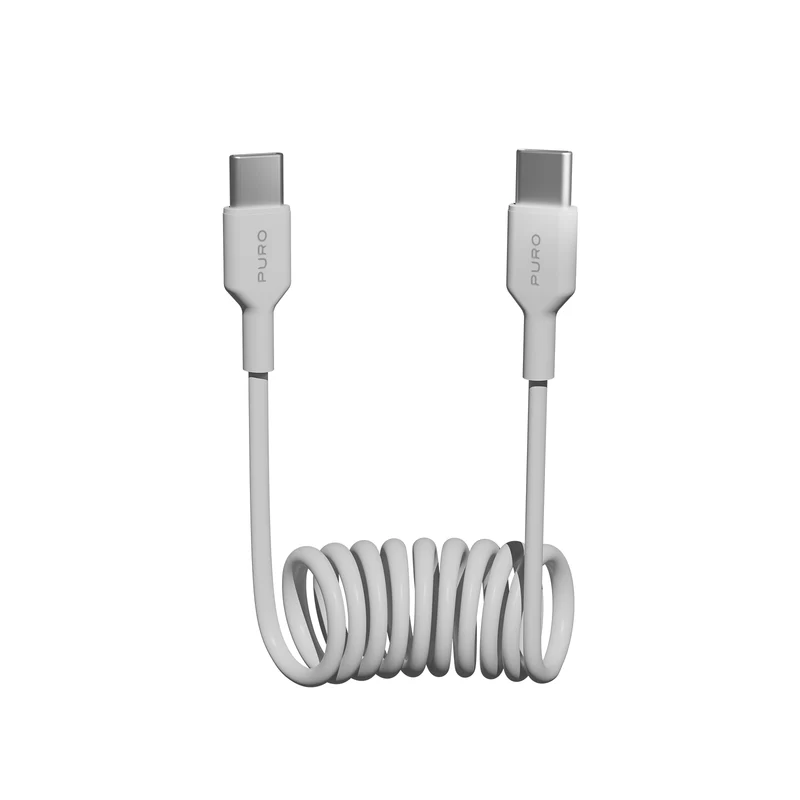 Cavo Spirale in TPU da USB-C a USB-C, 1m