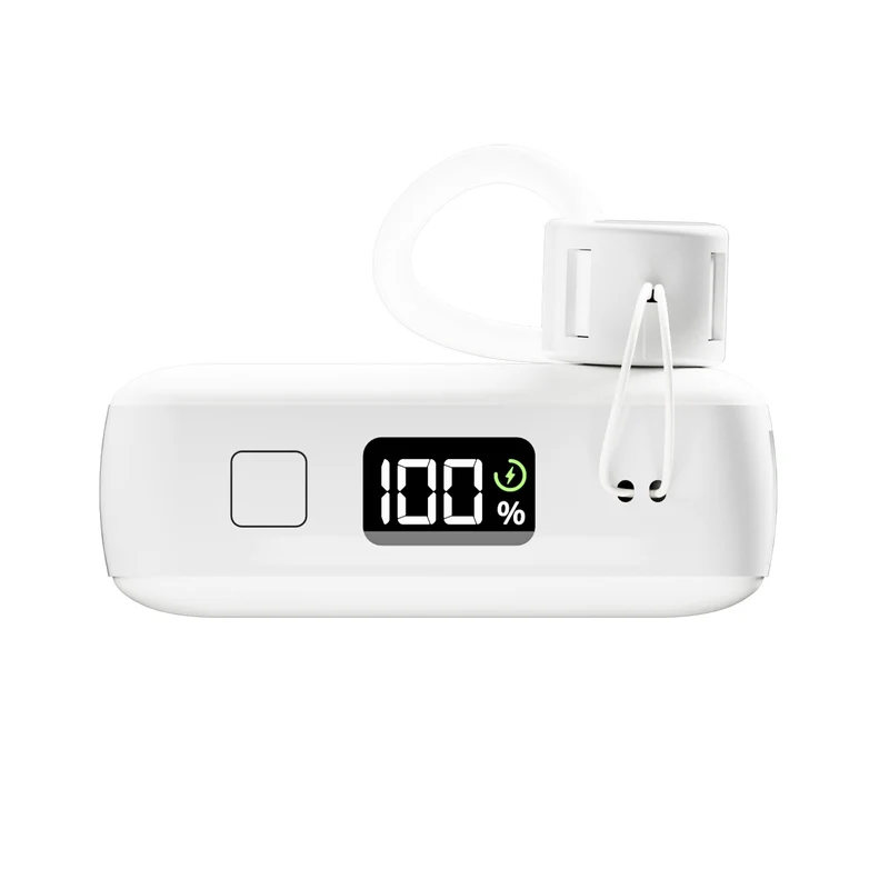 Power Bank 10000 mAh con cavo USB-C e display LCD