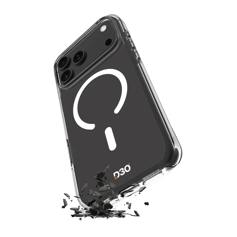 Cover Impact Clear D3O® Bio per iPhone 17 Pro Max