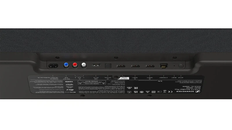 SENNHEISER SOUNDBAR AMBEO PLUS SB02 con suono 3D e Dolby Atmos, 7.1.4 da 800W