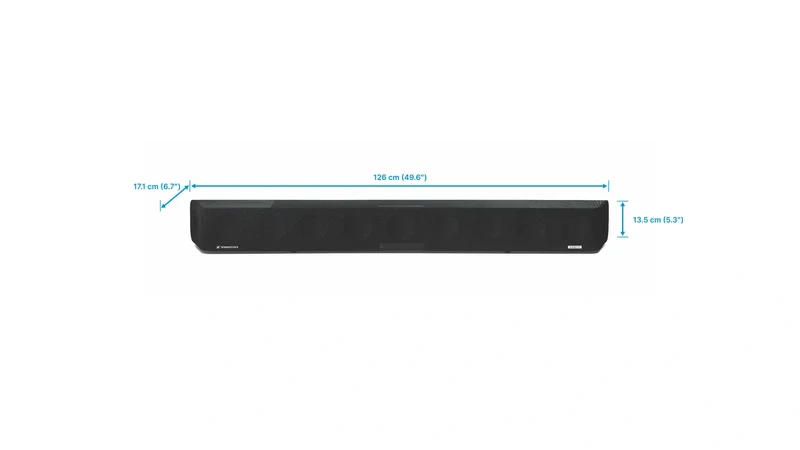 SENNHEISER SB01 AMBEO SOUNDBAR MAX 5.1.4 completo da 500W