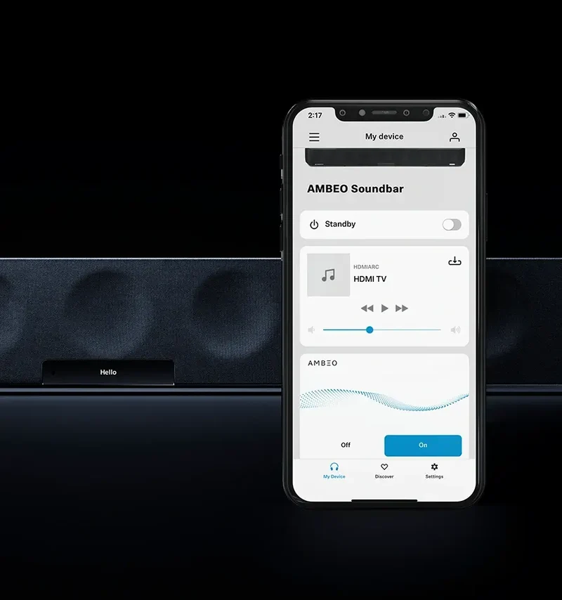 SENNHEISER SB01 AMBEO SOUNDBAR MAX 5.1.4 completo da 500W