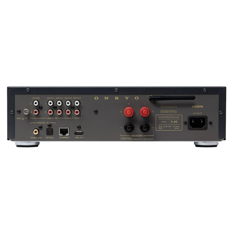 ONKYO MUSE Y40 BLACK Amplificatore integrato Audiophile streamer,. DAC e Phono