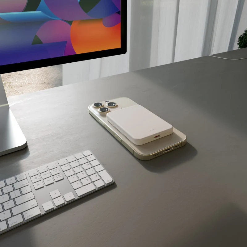 Power Bank wireless Mini Power Mag 4200 mAh Compatibile con Tecnologia MagSafe