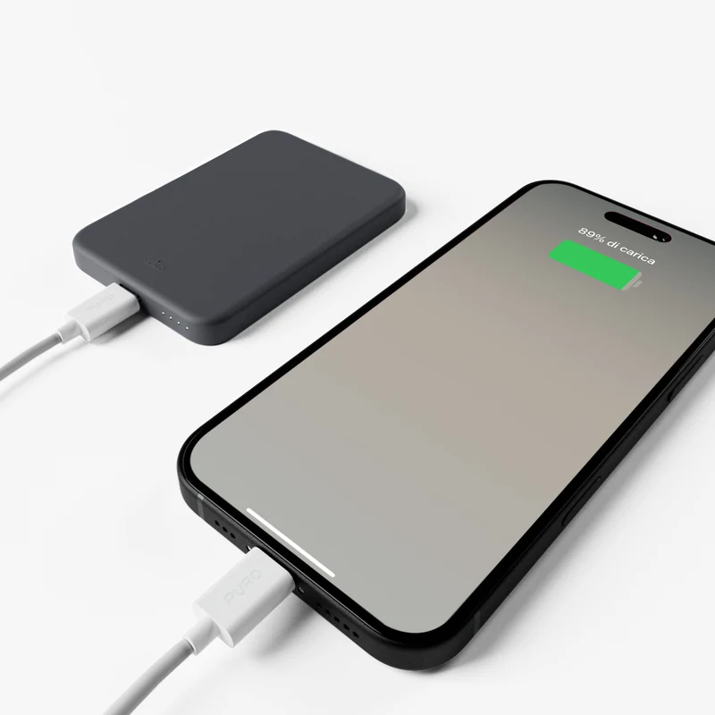 Power Bank wireless Mini Power Mag 4200 mAh Compatibile con Tecnologia MagSafe