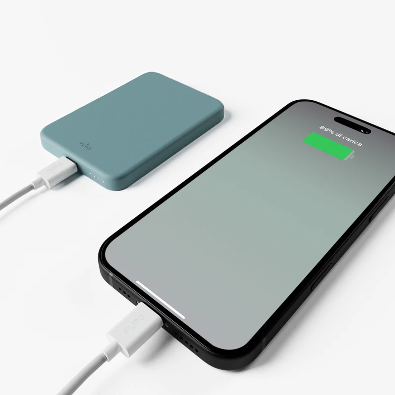 Power Bank wireless Mini Power Mag 4200 mAh Compatibile con Tecnologia MagSafe