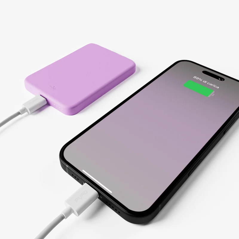 Power Bank wireless Mini Power Mag 4200 mAh Compatibile con Tecnologia MagSafe