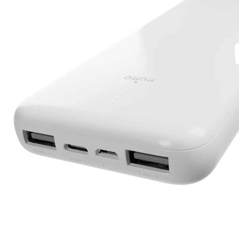 Power Bank 10000mAh USB-C + 2 USB-A Fast Charge – cavo incluso