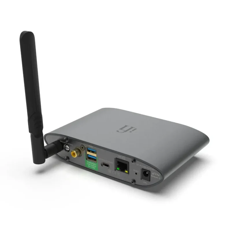 IFI ZEN STREAM 3 network audio transport, processore 4core 64- bit, wi-fi 6, gigabit ethernet ,porta usb 3.0