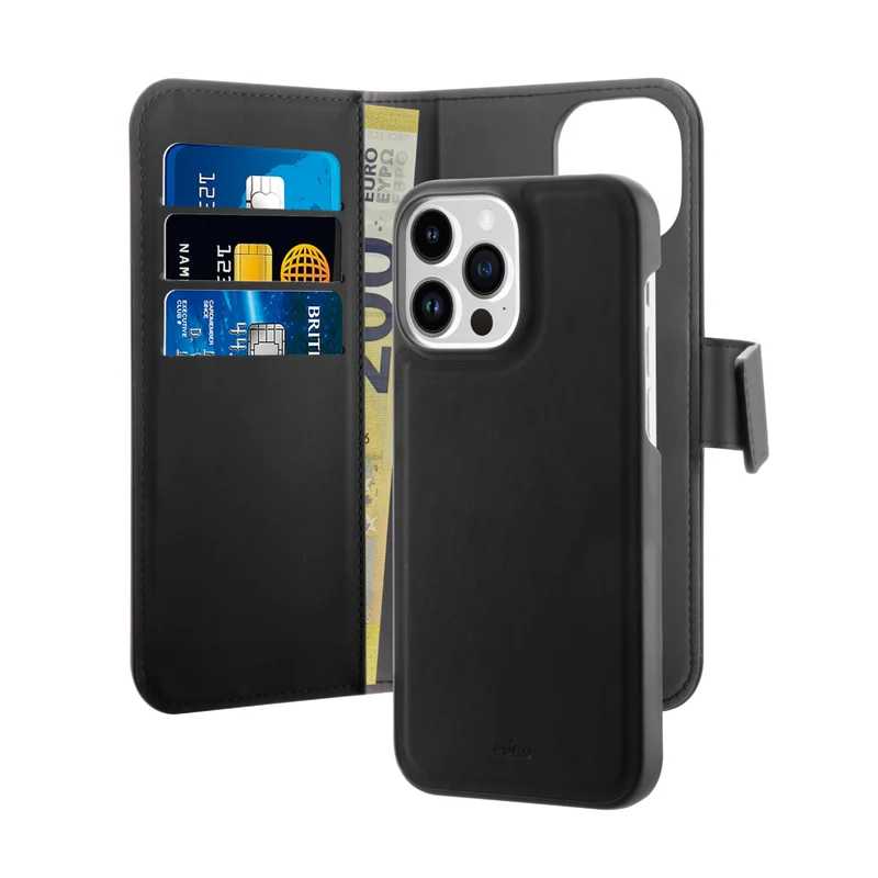Custodia Wallet MagSafe Detachable per iPhone 14 Pro Max