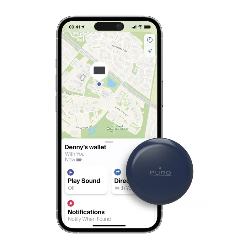 Smart Tracker Find Me Mini, compatibile con Apple Dov'è
