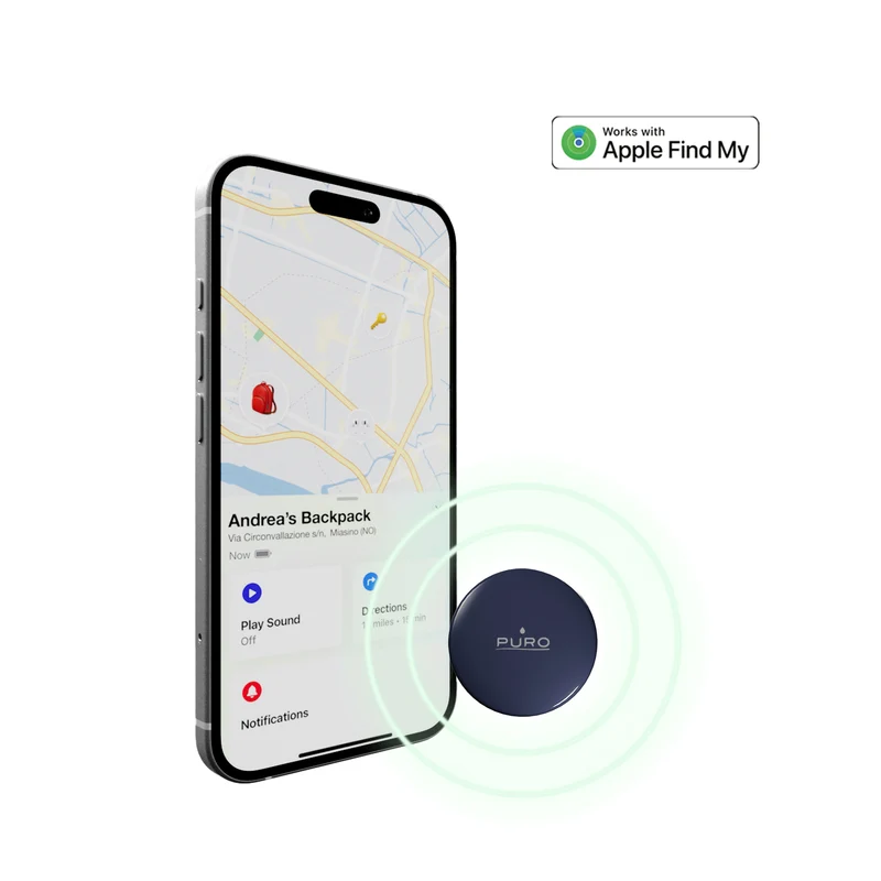 Smart Tracker Find Me Mini, compatibile con Apple Dov'è