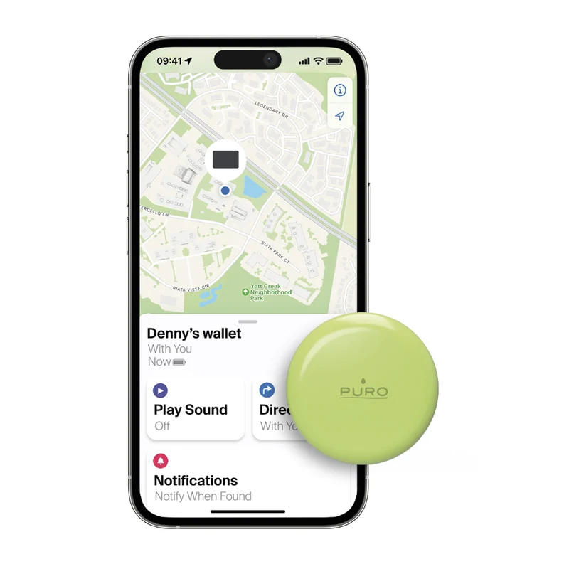 Smart Tracker Find Me Mini, compatibile con Apple Dov'è