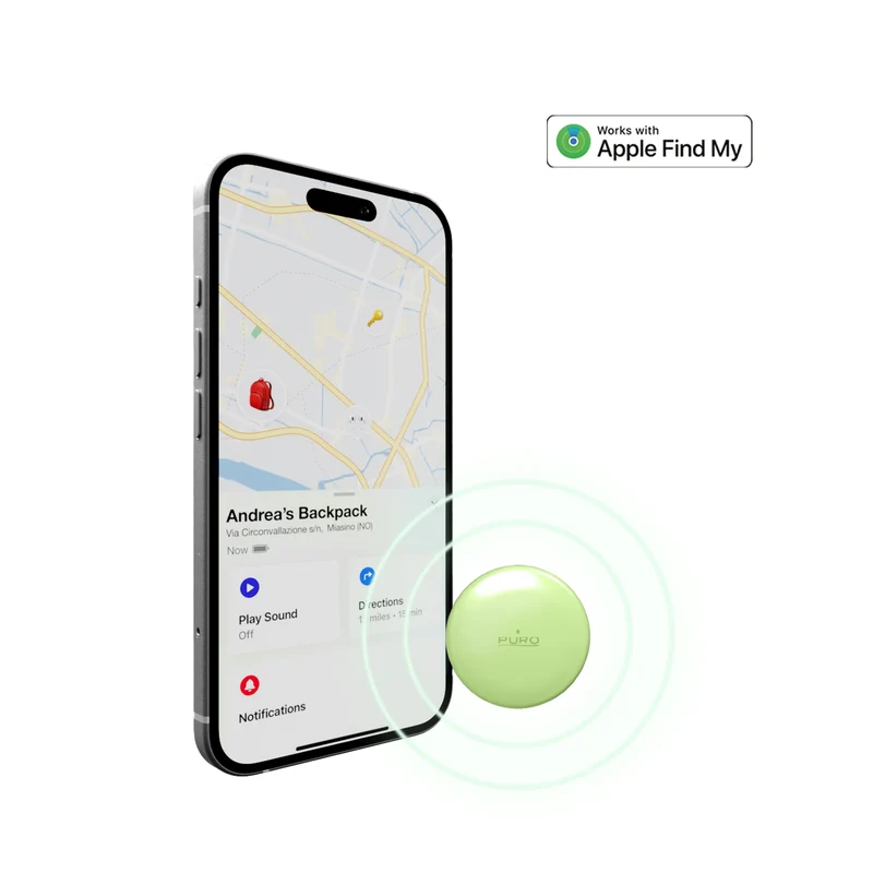 Smart Tracker Find Me Mini, compatibile con Apple Dov'è