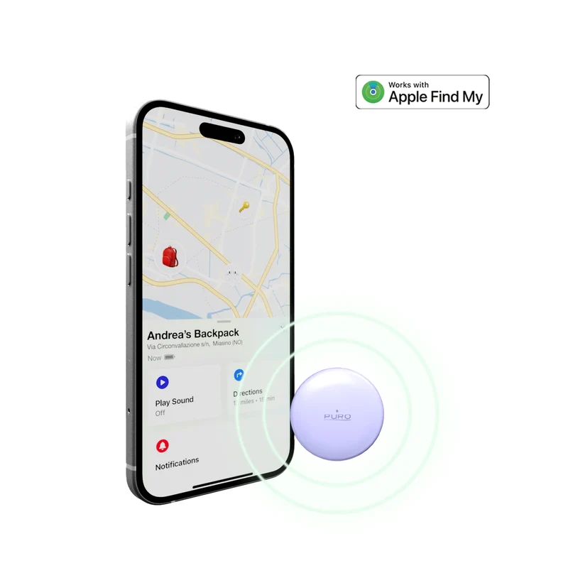 Smart Tracker Find Me Mini, compatibile con Apple Dov'è