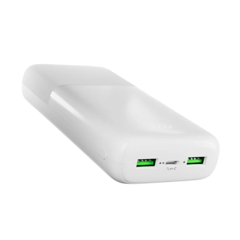Powerbank 20000mAh con 2 porte USB-A e 1 USB-C