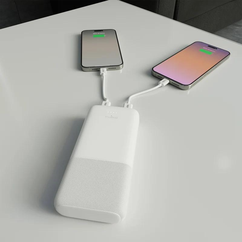 Powerbank 20000mAh con 2 porte USB-A e 1 USB-C