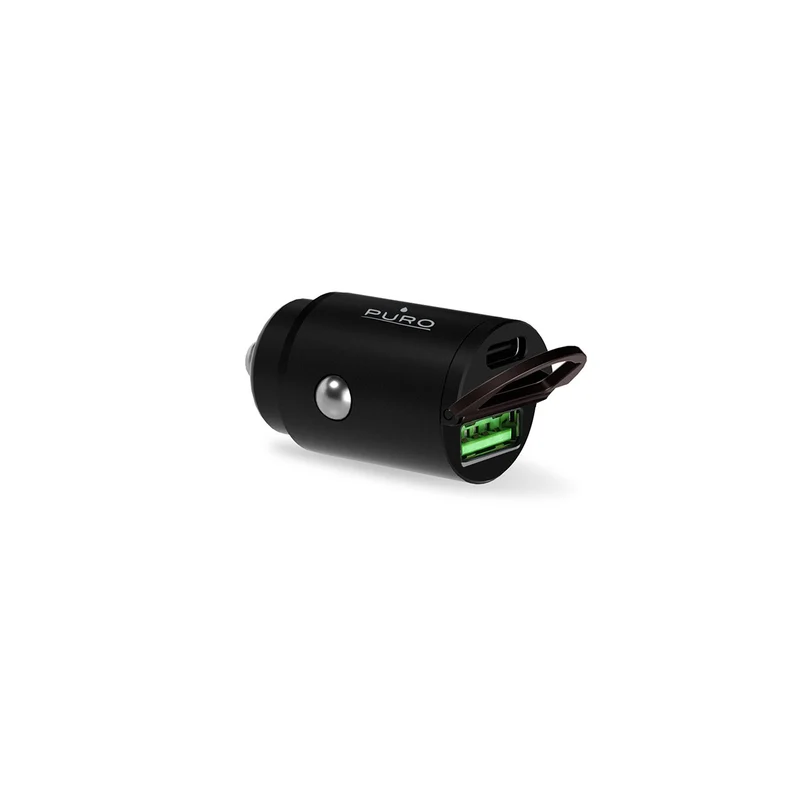 Mini Carica Batterie da Auto "Bullet" USB-C e USB-A Fast Charging e Power Delivery 30W