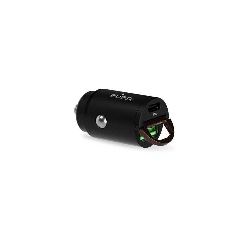 Mini Carica Batterie da Auto "Bullet" USB-C e USB-A Fast Charging e Power Delivery 30W