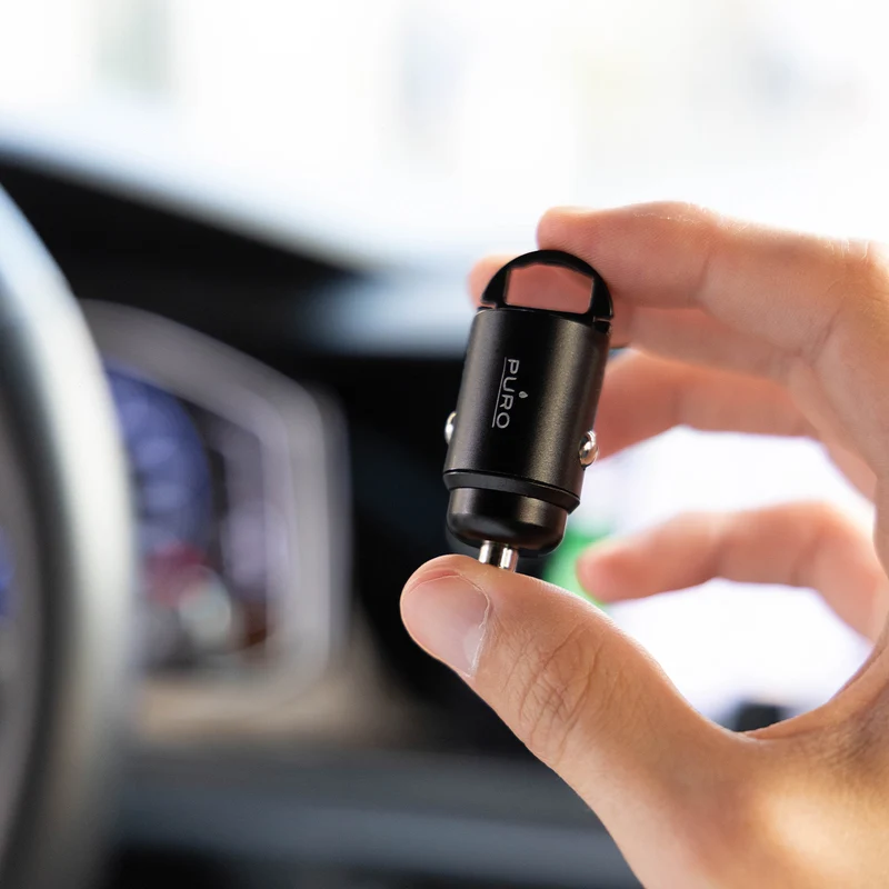 Mini Carica Batterie da Auto "Bullet" USB-C e USB-A Fast Charging e Power Delivery 30W