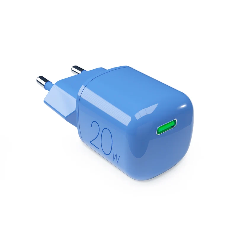 Caricabatterie da parete con tecnologia GAN da 20W con porta USB-C
