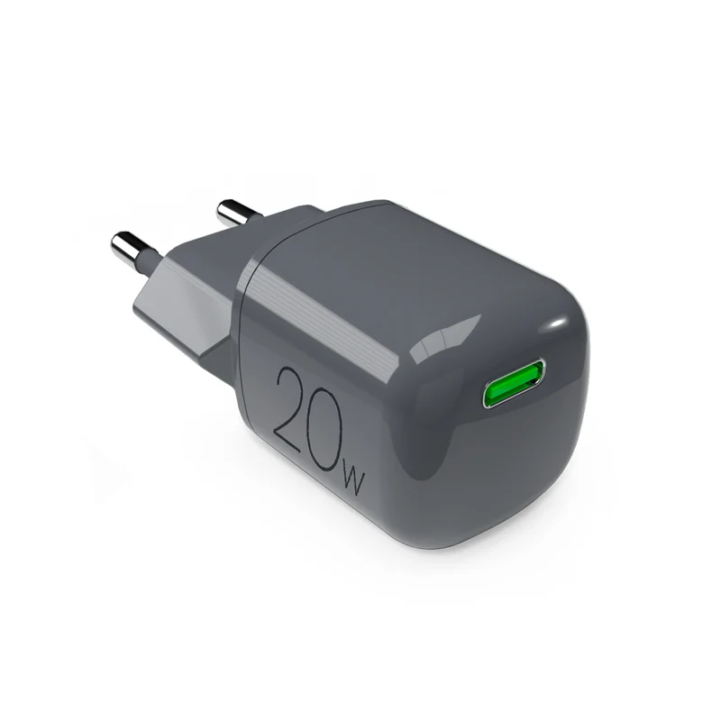 Caricabatterie da parete con tecnologia GAN da 20W con porta USB-C