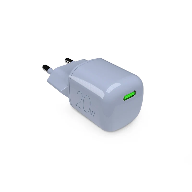 Caricabatterie da parete con tecnologia GAN da 20W con porta USB-C