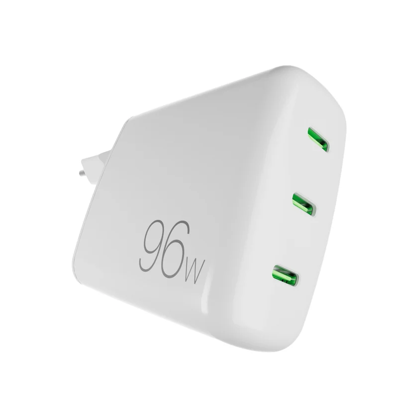 Caricabatterie da parete MiniPro 96W tecnologia GAN: 3 porte USB-C