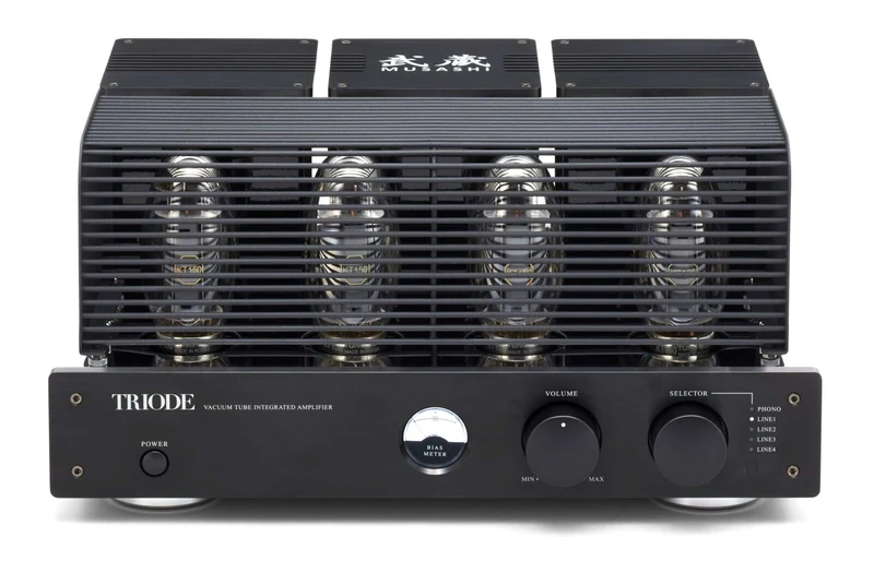 Triode MUSASHI amplificatore integrato stereo Hi-End push-pull a valvole in classe AB