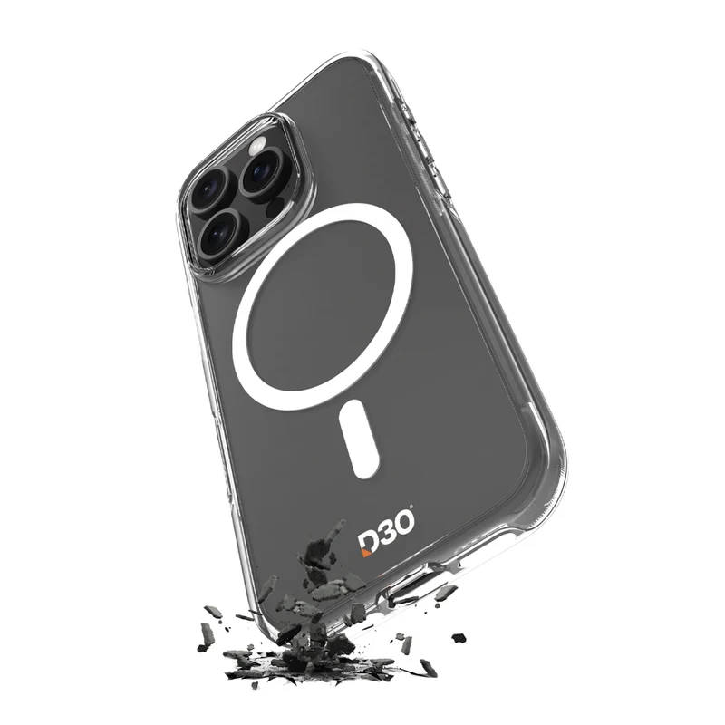 Cover Impact Clear D3O® Bio per iPhone 16 Plus
