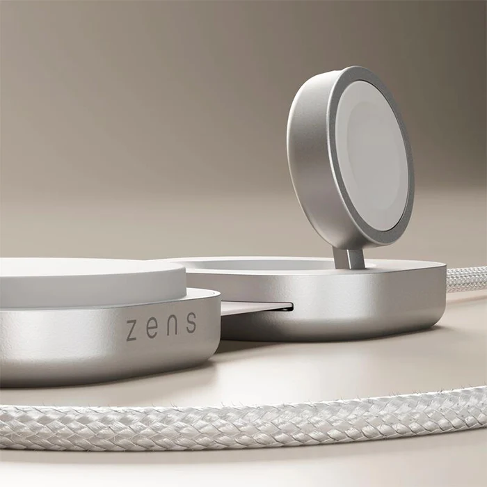 Zens Charging Cable Pro 3 con Qi2 + USB C-C + Apple Watch