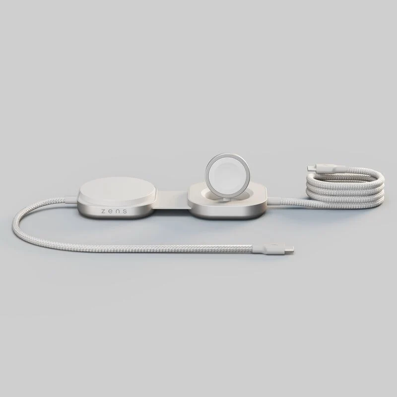 Zens Charging Cable Pro 3 con Qi2 + USB C-C + Apple Watch