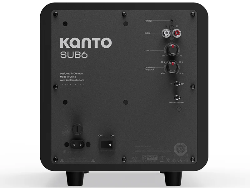 Kanto SUB6V subwoofer attivo 155mm 200W