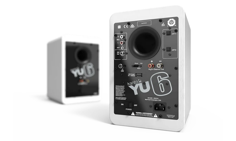 Kanto YU6 coppia di diffusori amplificati da scaffale o scrivania da 133mm 200W