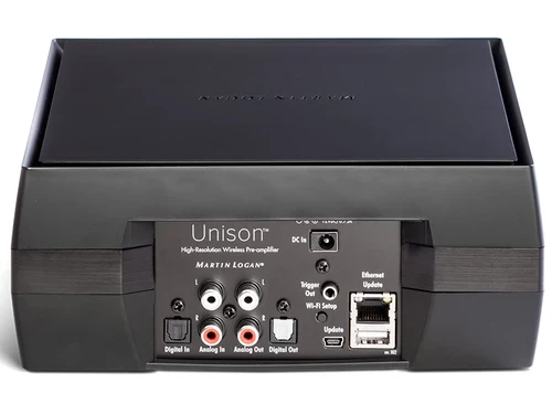 Martin Logan UNISON preamplificatore/streamer wireless Apple AirPlay, DTS Play-Fi con ARC
