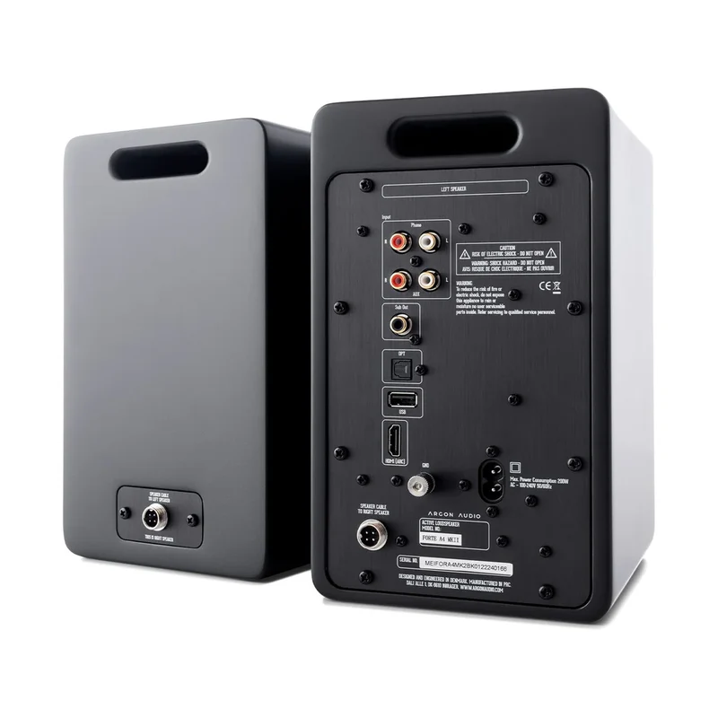 Argon Audio FORTE A4 MK2 Diffusori attivi da scaffale con 4 amplificatori Class D da 80W