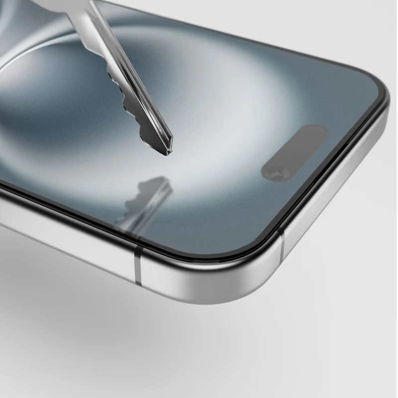 Vetro temperato con Frame con Applicatore incluso per iPhone 16 Plus