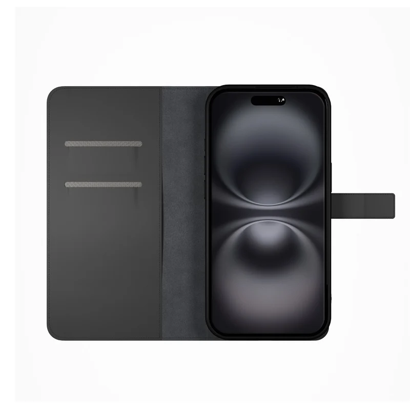 Custodia Wallet Stand per iPhone 16