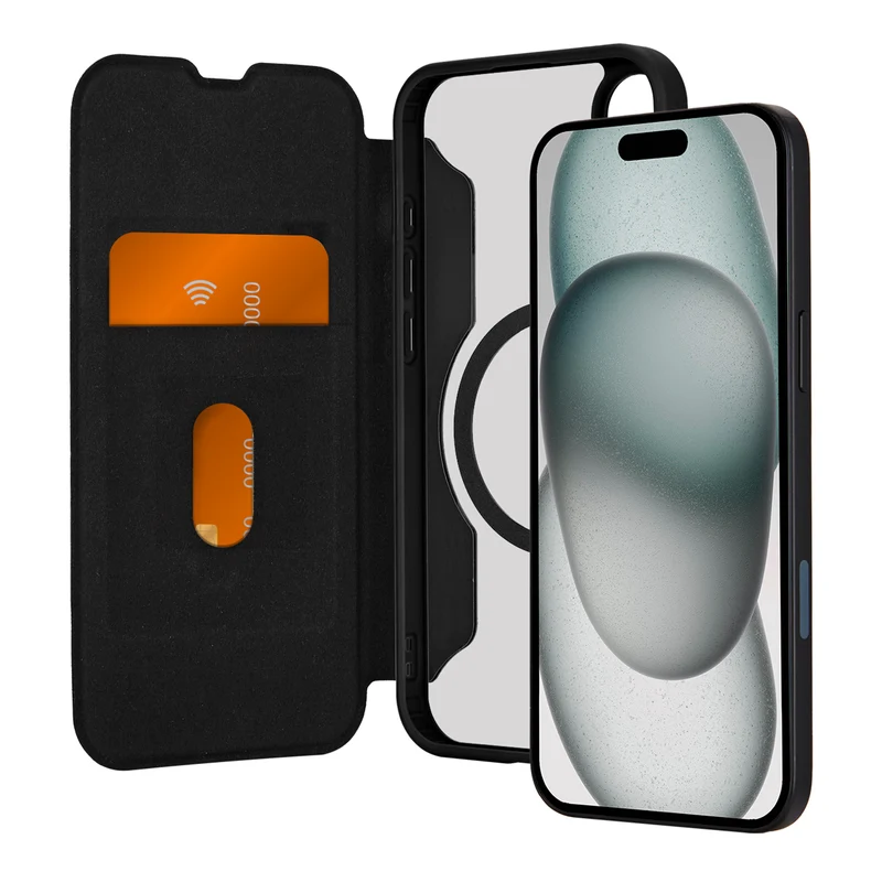 Custodia Book Mag 2 per iPhone 16 Plus