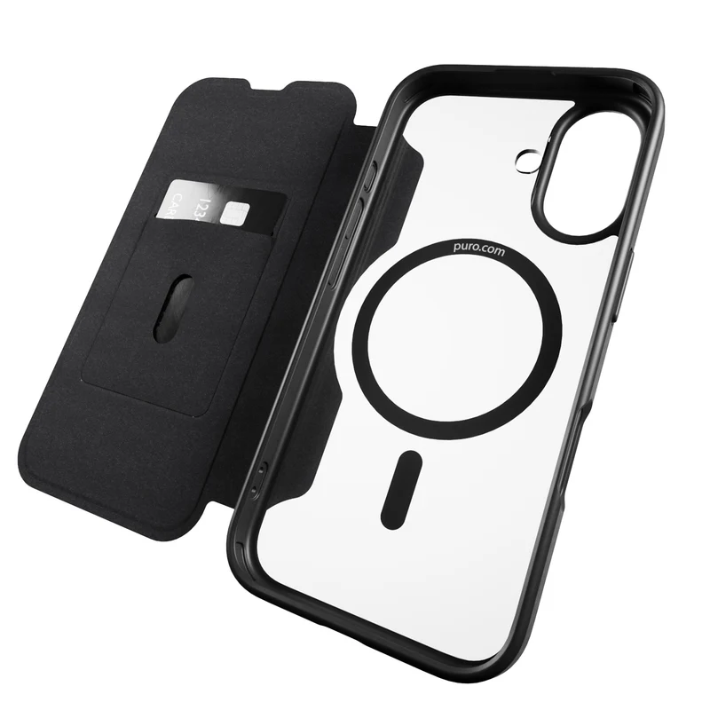 Custodia Book Mag 2 per iPhone 16