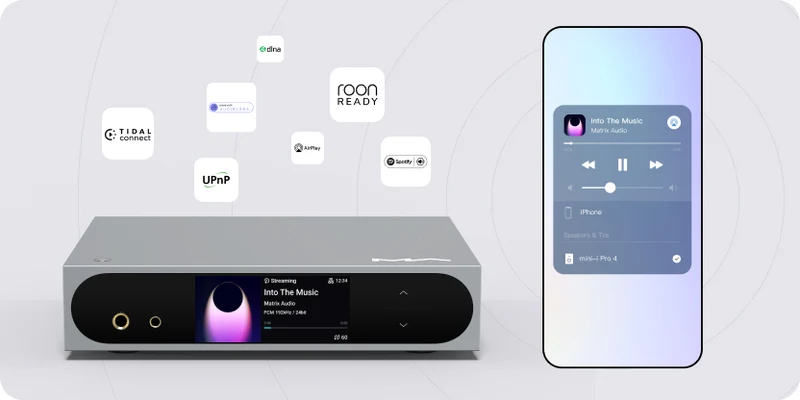 Matrix Audio MINI-I PRO 4 Streamer di rete, DAC e Amplificatore Cuffie