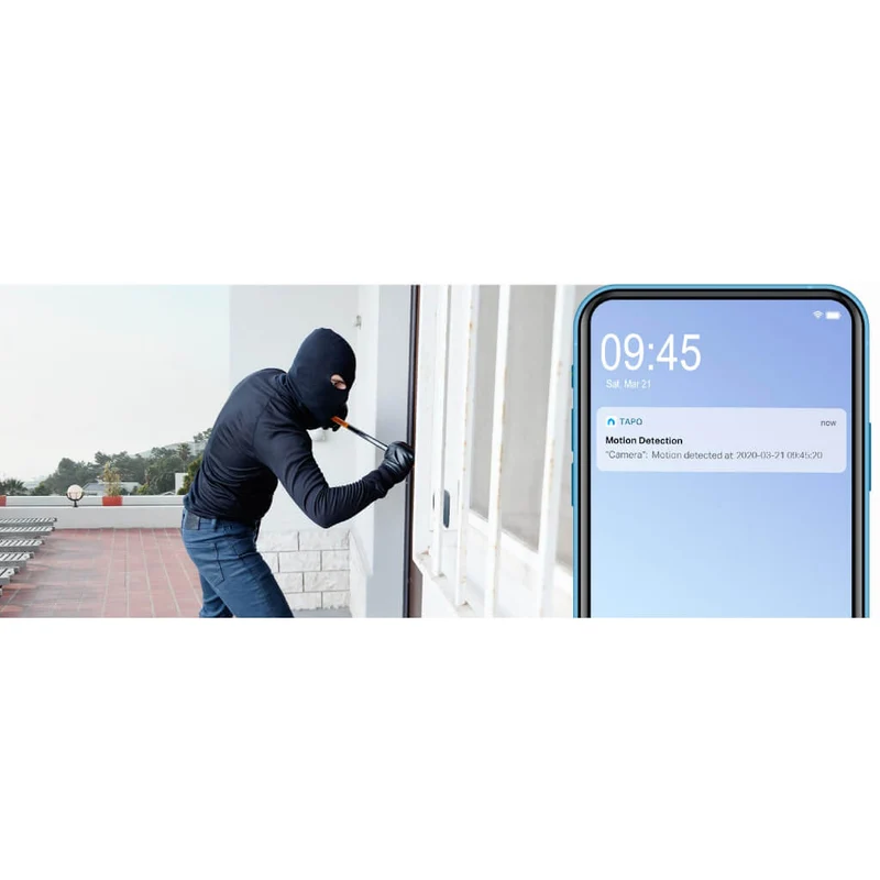 TP-Link Tapo Cámara Inteligente Wi-Fi de Seguridad para Exteriores, C310