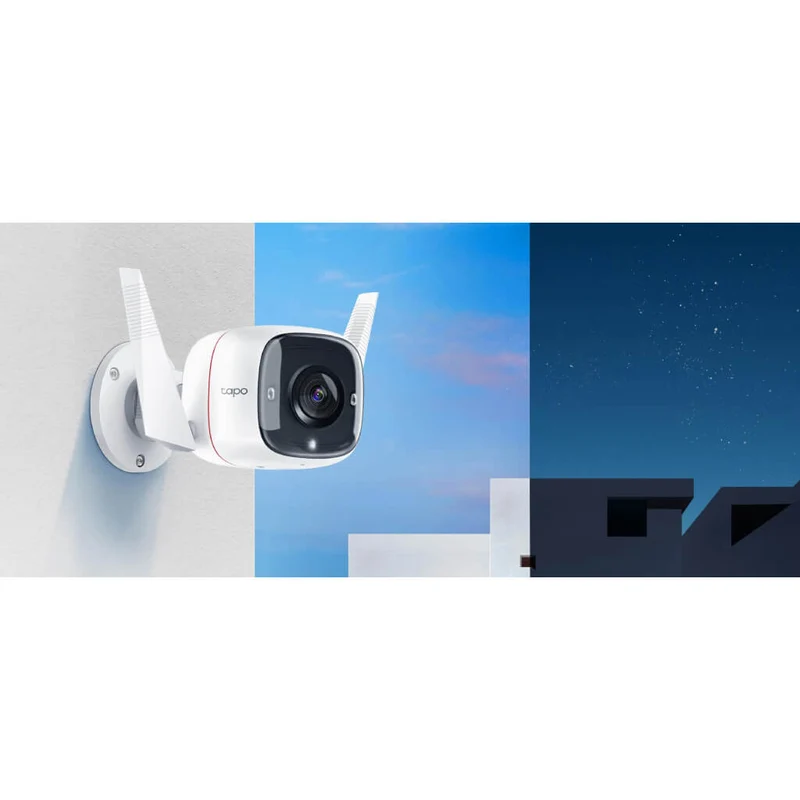 TP-Link Tapo Cámara Inteligente Wi-Fi de Seguridad para Exteriores, C310